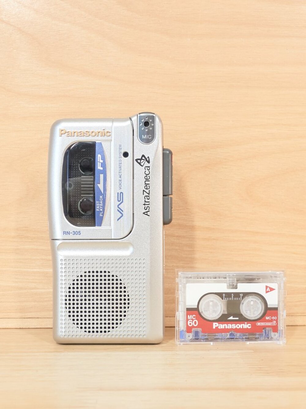 Panasonic RN-305 Microcassette Recorder Voice Activated Tested Working